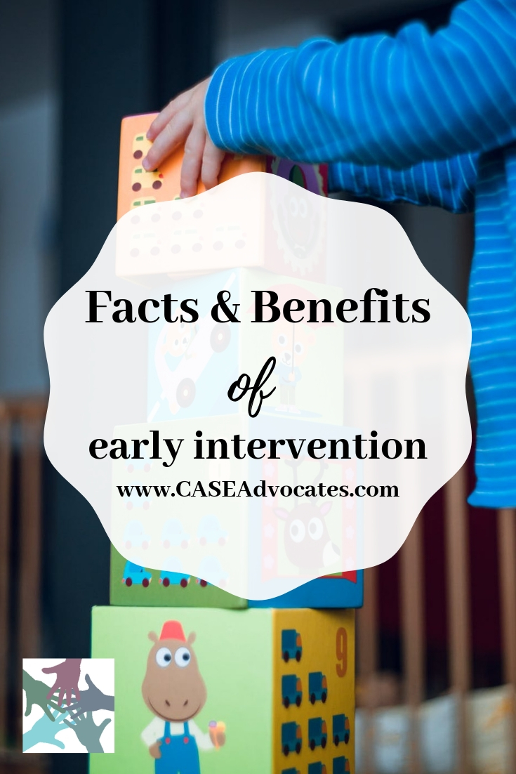 Early intervention can bring about with it great growth. What is it? And what are the benefits? Read our post for more on both.  #specialeducation #CASEAdvocates #specialneeds #earlyintervention #specialeducationadvocacy #specialeducationconsultants #specialed